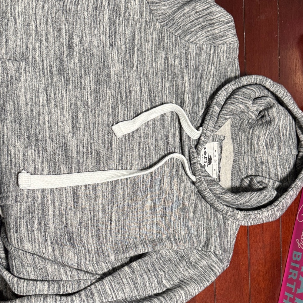 Reflex Heather Gray Hooded Sweatshirt